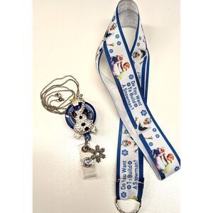 Frozen Olaf Badge Holder/Lavaliere